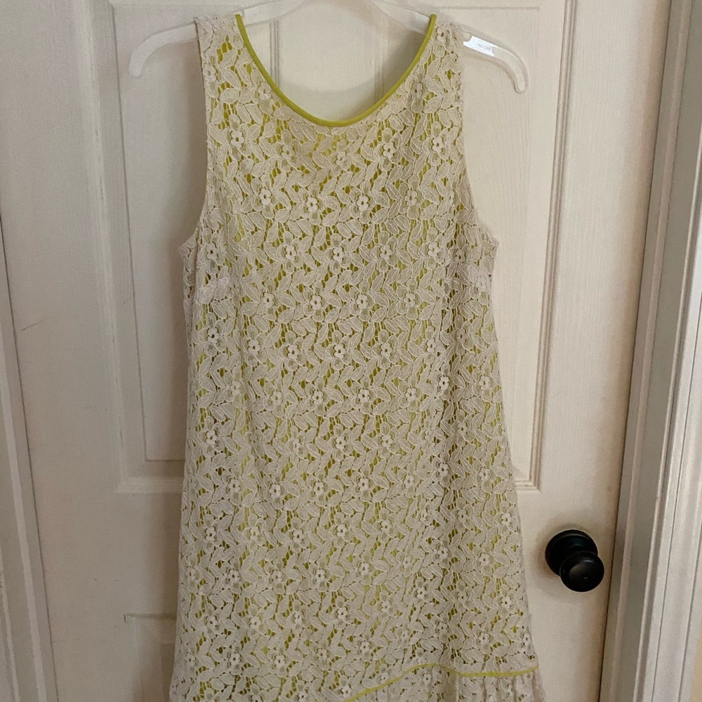 Loft lace overlay Dress